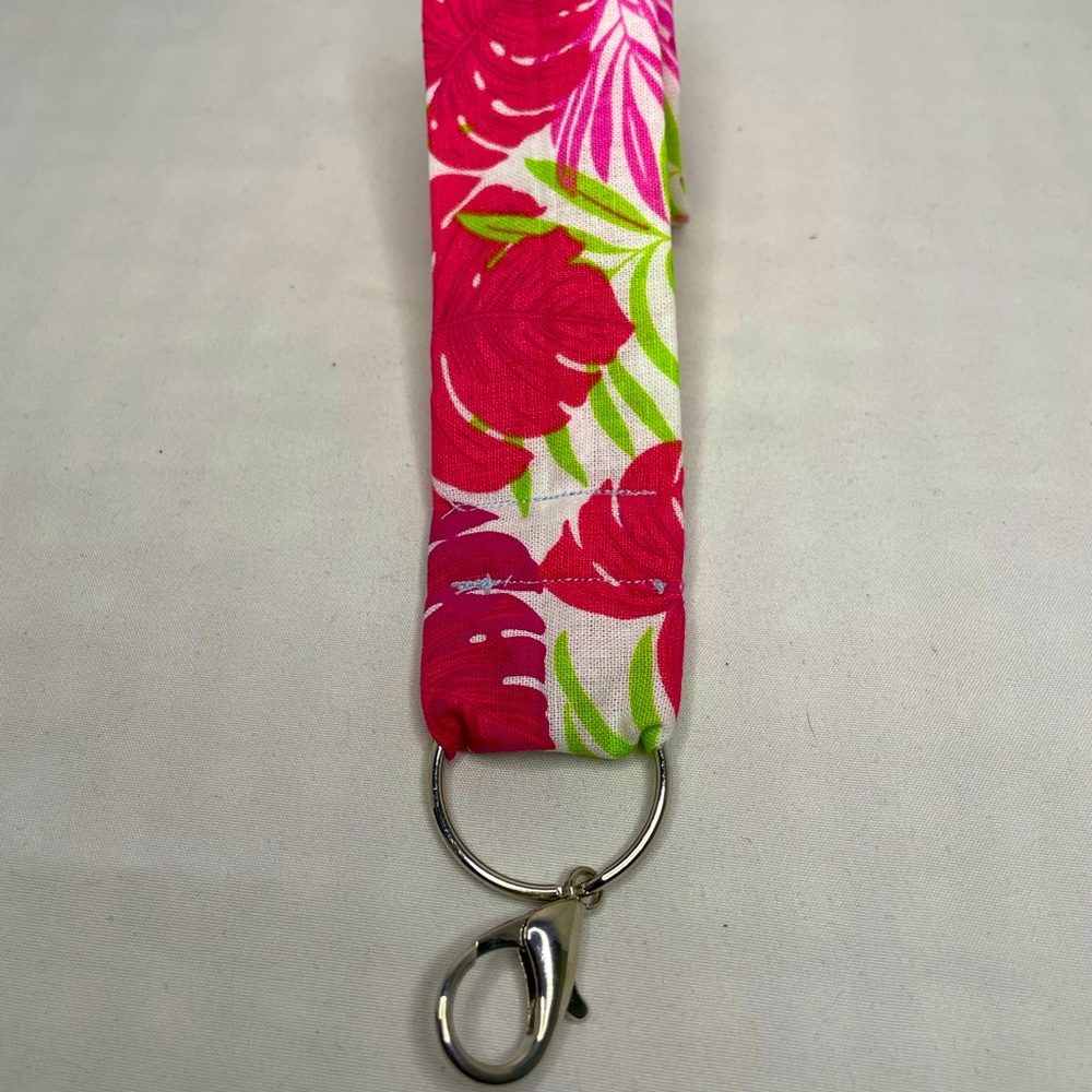 Floral lanyard